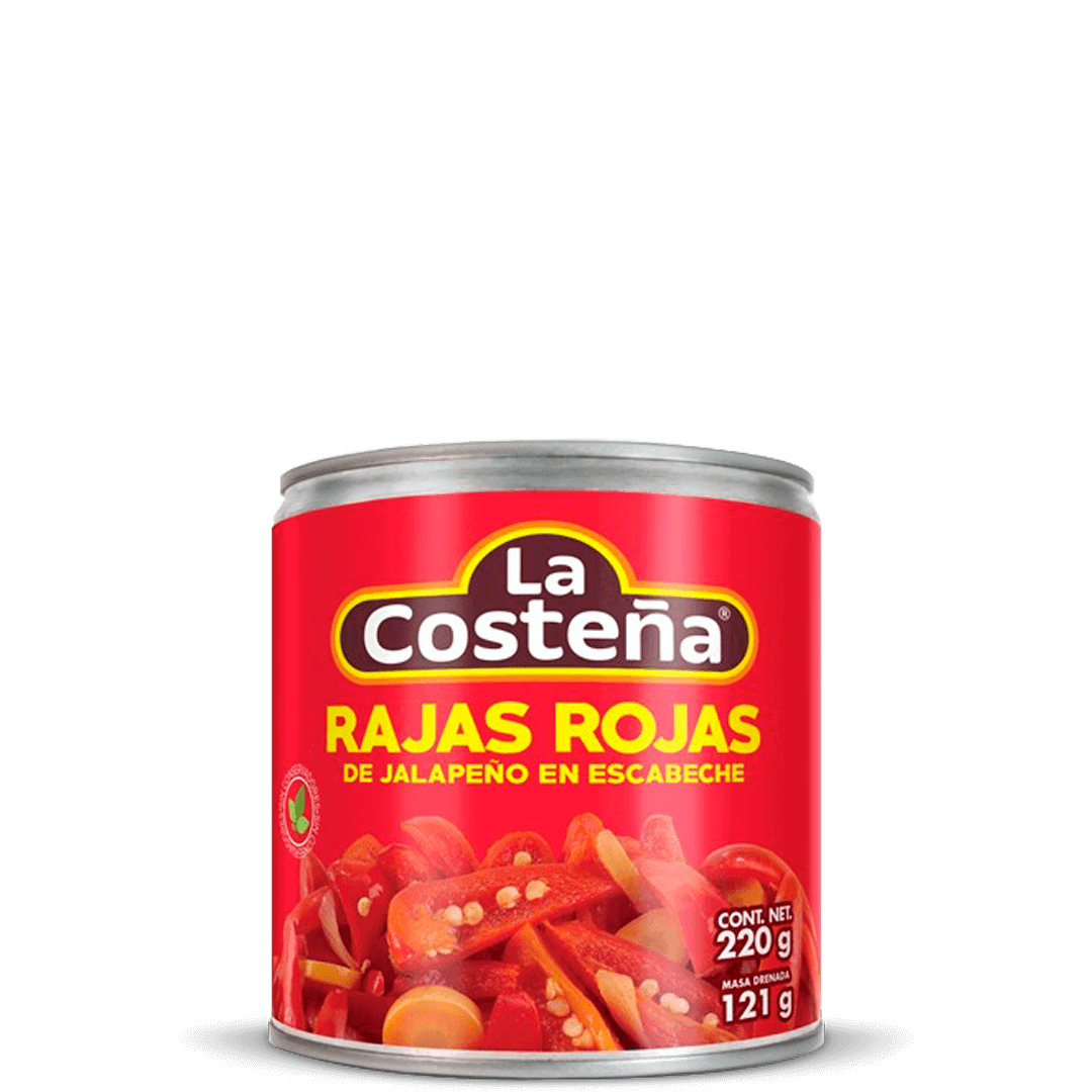 Jalapeños Rajas rojas