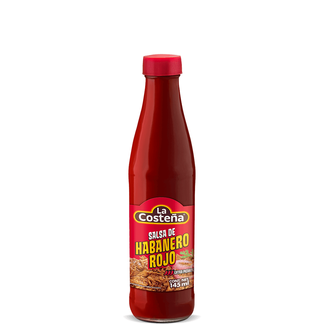 Salsa de habanero rojo